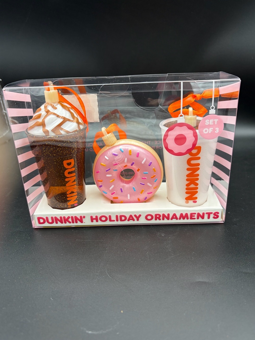 3- Piece Dunkin' Holiday Ornaments Set